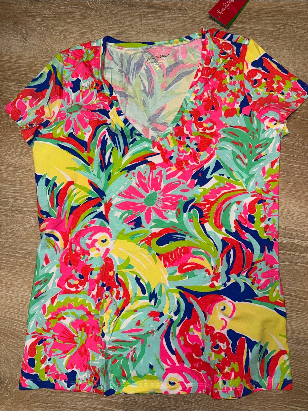 Lilly Pulitzer Multi Casa Banana Michele Top size medium NWT